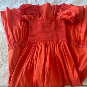 Tory Burch Square Neckline Dress